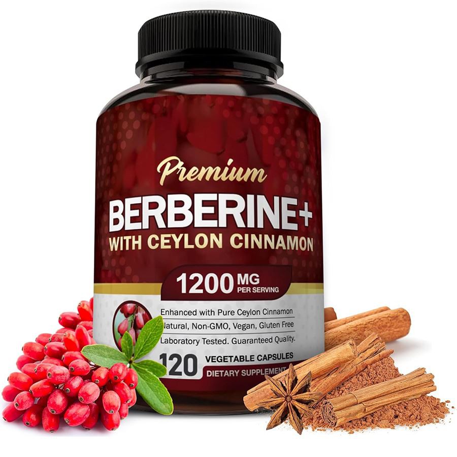 „Premium Berberine“ su „Ceilon Cinnamon Nature“ dviguba veiksmo formulė, skirta medžiagų apykaitos viso kūno sveikatingumui