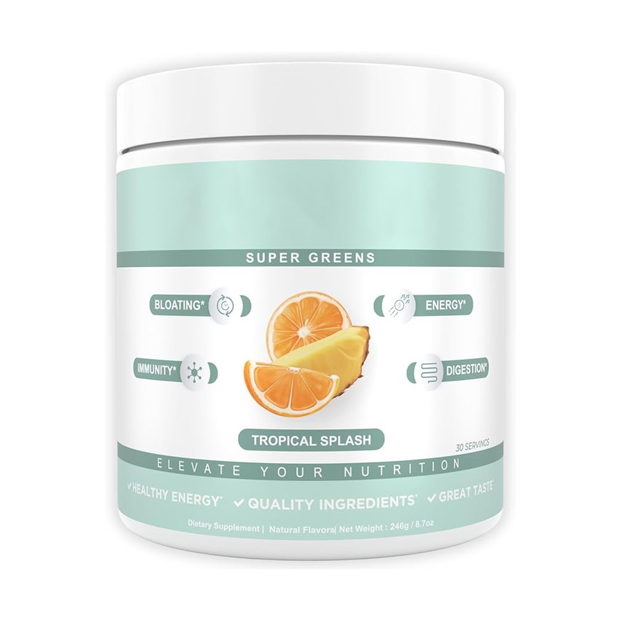 Super žalieji gėrimų milteliai